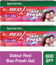 Dabur Red Bae Fresh Gel Fights Bad Breath, Cavity Germs & Plaque 12Hr Freshness Toothpaste(600 G)