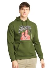 Amazon Brand – Symbol Men’s Cotton Blend Neck Hooded Regular Fit Sweatshirt (Sym-A23-Sw-15-M_Moss Green