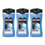 Axe Sport Blast 3-In-1 Body, Face & Hair Wash Invigorating Freshness | Cleanses & Energises | Combo Of 3 | 250Ml