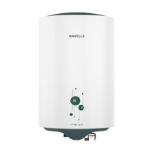 Havells Monza 15 Litre Storage Wall Mount Water Heater | Feroglas Coated Tank, Heavy Duty Heating Element | Warranty: 5 Year On Tank, Protective Anode Road, 8 Bar Working Pressure | (White)