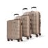 Aristocrat Comet Medium Polycarbonate Case 8-Wheel Trolley Bag, Champagne