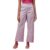 Freehand Women’s Solid 100% Cotton High Rise Flared Pant