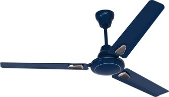 V-Guard Windle Deco As 1 Star 1200 Mm Energy Saving 3 Blade Ceiling Fan(Admiral Blue, Pack Of 1)