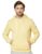 Amazon Brand – Symbol Men’s Regular Fit Cotton Blend Neck Hooded Sweatshirt (AW18MNSSW02_Pale Banana_M)