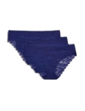 Marks & Spencer 3Pk Flexifit™ Lace Brazilian Knickers