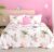 Sanmarino King Size Bedsheet | Cloud Cotton Flatsheet King Size With Two Pillow Covers| 280 Tc | Super Soft Bed Sheet For King Size Bed | Floral Design (254 X 230 Cm, White & Green)