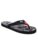 FILA Unisex Liana BLK/WHT/CHN RD Casual Slipper 11010579 4