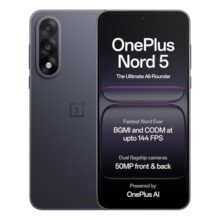 Oneplus Nord 5 | Snapdragon 8S Gen 3 | Stable 144Fps Gaming | Dual 50Mp Flagship Camera | Powered By Oneplus Ai | 256Gb 8Gb | Phantom Grey