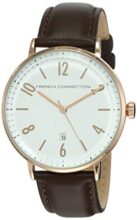 French Connection Dress Analog White Dial Men’s Watch-FC155BR