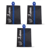 Vfk By Xtrim Shoe Bag For Shoes With Smooth Zipper (Pack Of 3), Easy To Carry Handle, Multi Storage Bag, Travel Organiser For Travelling, Portable Shoe Cover, Breathable, Dust Proof, Spacious Bag