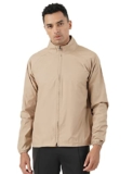 Pump’d Men’s All-purpose Windcheater with Front Zip Closure & Self Packing Kit (Sand, M)