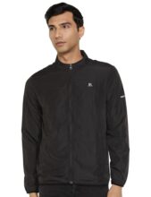 Qube By Fort Collins Men’s Standard Length Polyester Jacket (BC738AZ_Black_M)