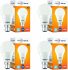 Wipro 10 W Standard B22 Led Bulb(White, Pack Of 18)