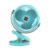 CELLO Air-Vel Electric USB Type C Recharging Portable Fan 1800mah Blue | Upto 4 Hours Backup, BLDC Silent Motor, 3 Speed Setting, Replaceable Battery | Mini Table Fan For Office Desk, Home & Kitchen