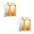 Wipro Garnet 9W Led Bulb For Home & Office |Warm White (2700K) | E27 Base|220 Degree Light Coverage |4Kv Surge Protection |400V High Voltage Protection |Energy Efficient | Pack Of 2