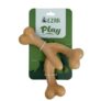 EZRA Play Lobster Bone Dog Chew Toy | Durable Non-Toxic Rubber Chew Bone | Interactive Toy for Dental Health, Teething & Active Chewers