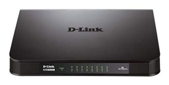 D-Link Dgs-1016A 16-Port Gigabit Unmanaged Switch, Black