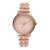 Fossil Gwen Analogue Women’s Watch (Gold Dial Womens Standard Colored)-Es4879 Gold Plated, Gold Strap – Gold-Plated