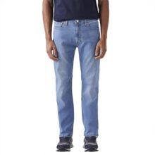 Levi’s Men’s 513 Light Indigo Straight Fit Mid Rise Jeans