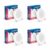 Crompton Star Lord JBNXT Junction Box Downlighter | 5W | Round | Blue | Pack of 4 | Junction Box | Cutout: 3 inch, 75 mm | For use in halls, bedroom, kitchens, office, stores