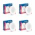 Stewit® Premium Toothbrush Container Toothbrush Cap, Caps, Cover, Covers, Case, Holder, Cases, Travel, Home use Kitchen Tools (Pack of 4)