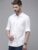 Roadster Men Solid Casual White Shirt