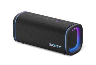 Sony ULT Field 5 Bluetooth Speaker, 100W Bass (2 Modes), 25Hr Battery, Power Bank, IP67 Waterproof, Quick Charge, Party Light, Connect, Strap-Black