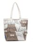 THE SACK CO. Foldable Canvas Tote Bag for Women,Tote Bag for College Girls, 100% Organic Cotton Reusable Shopping Bag for Grocery, Eco-Friendly Multi-Purpose Bag for Travel & Daily Use