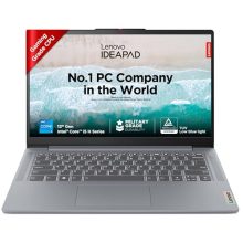 Lenovo Ideapad Slim 3 12Th Gen Intel Core I5-12450H 14″ (35.5Cm) Fhd 250 Nits Thin & Light Laptop (16Gb/512Gb Ssd/Win 11/Office 21/1Yr Adp Free/Alexa Built-In/3 Mon. Game Pass/Grey/1.37Kg), 83Eq005Vin