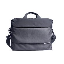 Asus Eos 2 Carry Bag (Black), 2-Tone Tear-Resistant & Water-Repellent 600D Polyster Bag, Messenger Bag With Luggage & Detachable Shoulder Strap, Suitable For Up To 39.62 Cm (15.6-Inch) Laptop