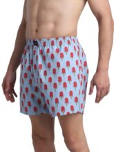 Jack & Jones Men’S Cotton Classic Boxer Shorts (Pack Of 1) (12269025- Skyway