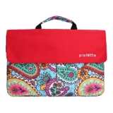 Protecta Charlie 14.1 Inch Stylish Laptop Bag for Women & Men, Ideal as Office Hand Bag or as Sling Bag Soft Velvety Interiors & Water Repellent Outer Fabric – (Attractive Indian Print)