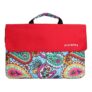 Protecta Charlie 14.1 Inch Stylish Laptop Bag for Women & Men, Ideal as Office Hand Bag or as Sling Bag Soft Velvety Interiors & Water Repellent Outer Fabric – (Attractive Indian Print)