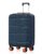 HRX Zanzibar Cabin Size Blue Polypropylene Hard Shell Suitcase – Premium Travel Trolley Bag with 8 Spinner Wheels, Number Lock & Water Resistant Body
