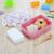 Nayasa Camp 2 Compartment BPA-Free Plastic Lunch Box for Kids Girls | Mermaid Print | Leak Proof Clip Lock | Pink