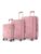 Safari Pentagon Pro 8 Wheels Set Of 3 Trolley Bag, Hard Case Polypropylene, 360º Wheeling Small Check In Luggage, Suitcase For Travel, Trolley Bags For Travel, Rose Gold