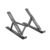 Portronics My Buddy K Portable Laptop Stand with Adjustable Height, Foldable, OverHeating Protection for Laptops & MacBooks (Grey)