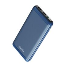 pTron Dynamo Vortex 10000mAh 22.5W Fast Charging Power Bank, Supports VOOC/Wrap/Dash USB Charging, 20W PD Fast Charging, 2 Outputs, 1 Input & Multiple Layers of Protection (Blue)