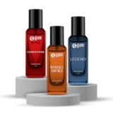Beardo Classic Power Pack- Godfather,Whisky Smoke & Legend Perfume For Men (20Ml X 3) | Long Lasting Fragrance | Long Lasting Perfume For Men | Gift For Men | Gift For Friend