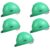 Allen Cooper Indsutrial Safety Helmet SH-721, Plastic Cradle with Ratchet Adjustable Headband – Green (Pack of 5)
