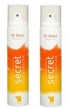 Secret Temptation Te Amo Breeze Long Lasting Perfume Body Spray for Women, Pack of 2(120ml each)|No Gas Deodorant|Deo for Women