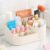 SHUTTLE ART Makeup Organizer, White 360° Rotating Make up Organiser, Cosmetic Storage Box, Multifunctional Cosmetic Storage for Dressing Table, Bathroom and Bedroom (S-360 Makeup Box-White)