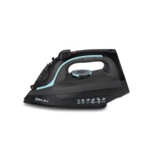 Bajaj MX 45 Steam Aluminium Soleplate Iron | 2000 Watts Power For Faster Ironing | Non Stick German Coated Technology | 220 Ml Water Tank Capacity | 2-Yr Warranty 【Black & Grey】