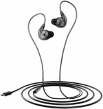 PTron Pride Bliss Type C IEM Earphone with HD mic, In-Line Controls & 1.2M Tangle Free Wired(Black, In the Ear)