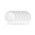 Diva by La Opala, Cosmo Collection, Opal Glass Full Plate Set 11″ 6 pcs, Plainware, White