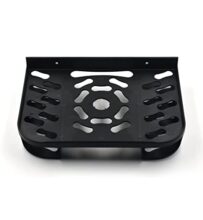 Sorath Tv Set Top Box Stand With Remote Holder Wall Mount Shelf Dth Stand For Wifi Router Stand All Type Of Set Top Box| Dth Stand With Double Remote Holder (Powder Coated,Black) – Plastic