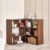 Home Centre | Addison Open Book Shelf | Engineered Wood | Brown | 1 Year Warranty