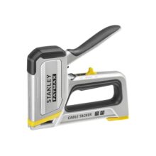Stanley FATMAX® FMHT70100-0 Aluminium 2-in-1 Cable Tacker, High-Low Power Setting, Compatible with Crown CT100 in 10mm – 14mm and CT300 8mm – 12mm, Staples NOT Included
