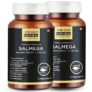 The Old Natural Salmega Triple Strength Salmon Omega-3 Fish Oil 1800Mg, 60 Softgels I High Potency 600Mg Epa & 400Mg Dha With Vitamin E I Ultra Refined, Anti Reflux Formula, Burp Free (Pack Of 2 – 30 Softgels Each)