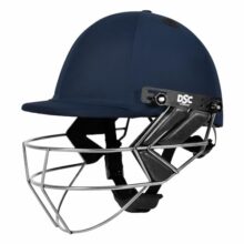 DSC Fort 44 LITE Titanium Cricket Helmet for Men & Boys |Adjustable Titanium Grill |Adjustable Back Support Strap | Light Weight | Size : Large | Colour : Navy |
